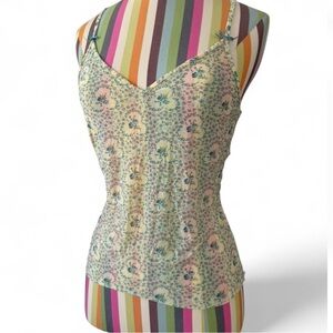 Intimissimi Sheer Floral Dainty Tank Top